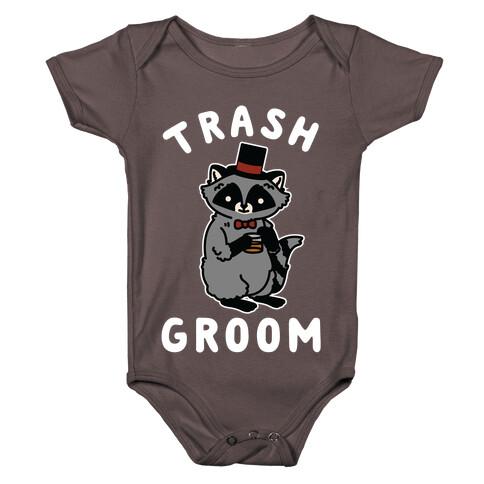 Trash Groom Raccoon Bachelor Party Baby One-Piece