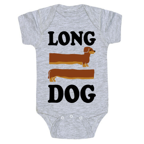 Long Dog Dachshund Baby One-Piece
