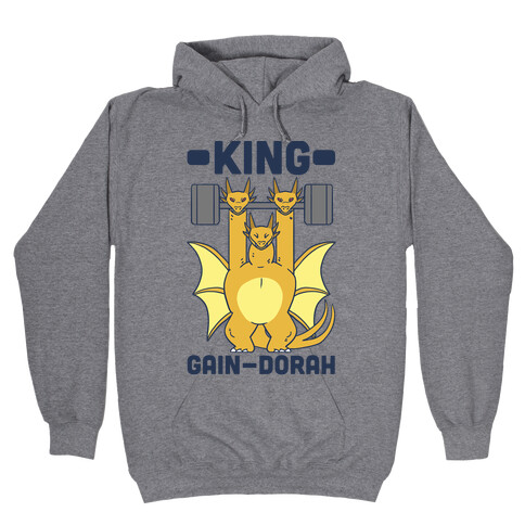 King Gain-dorah - King Ghidorah Hooded Sweatshirt