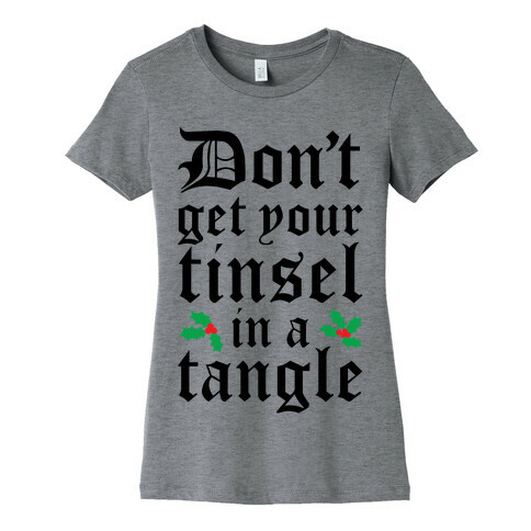 Tinsel Tangle Womens T-Shirt