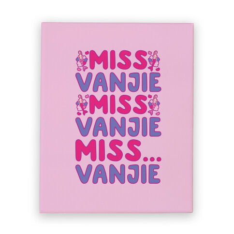 Miss Vanjie Parody Canvas Print