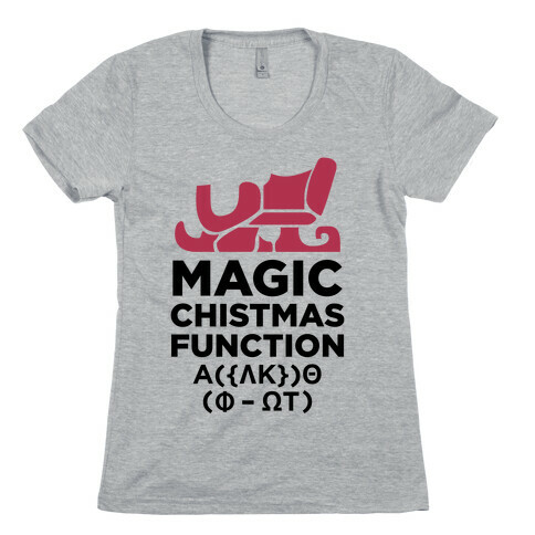 Magic Christmas Function Womens T-Shirt
