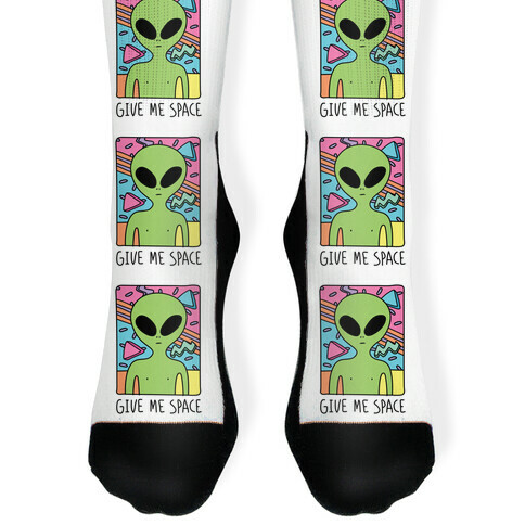 Give Me Space Alien Sock