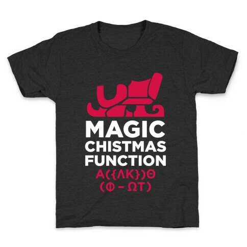 Magic Christmas Function (White Ink) Kids T-Shirt