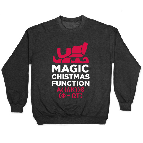 Magic Christmas Function (White Ink) Pullover