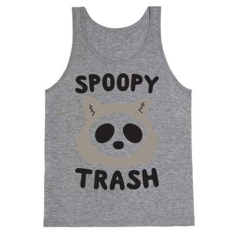 Spoopy Trash Raccoon Tank Top