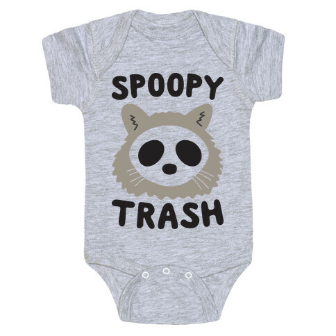 Spoopy Trash Raccoon Baby One-Piece