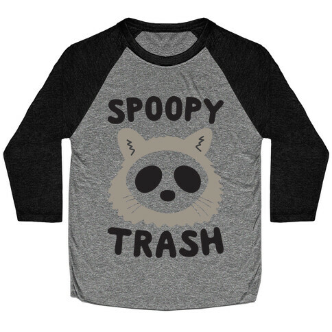 Spoopy Trash Raccoon Baseball Tee