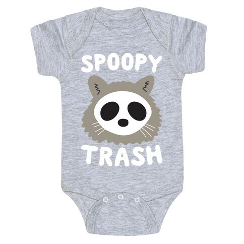 Spoopy Trash Raccoon Baby One-Piece
