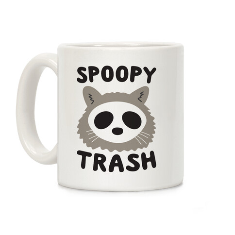 Spoopy Trash Raccoon Coffee Mug