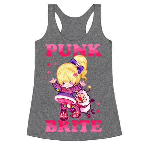 Punk Brite Parody Racerback Tank Top