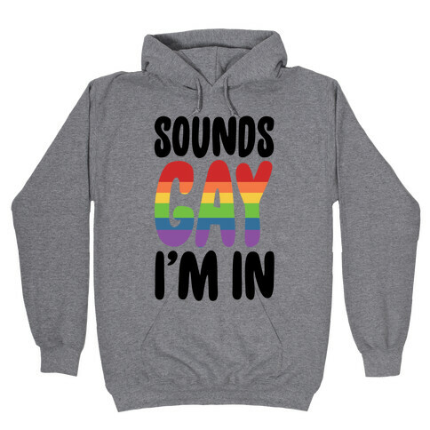 Sounds Gay I'm In  Hooded Sweatshirt