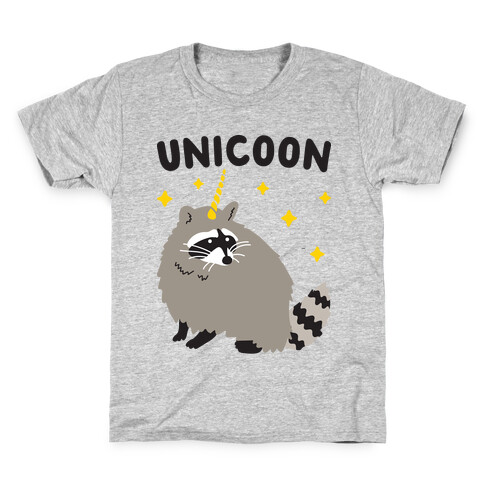 Unicoon Raccoon Unicorn  Kids T-Shirt