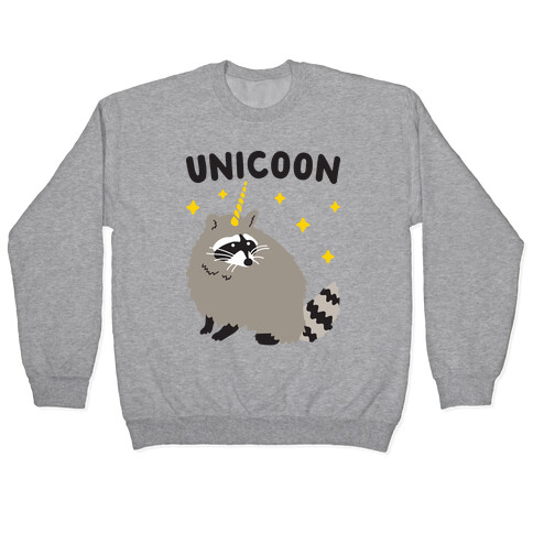 Unicoon Raccoon Unicorn  Pullover