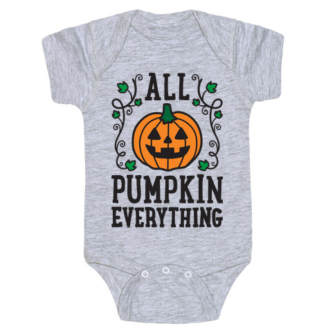 All Pumpkin Everything Baby One-Piece