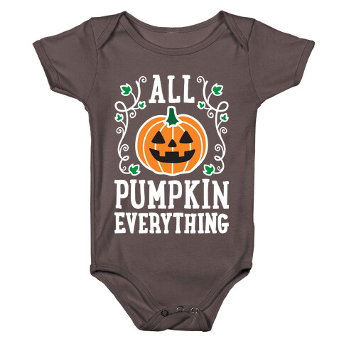 All Pumpkin Everything Baby One-Piece