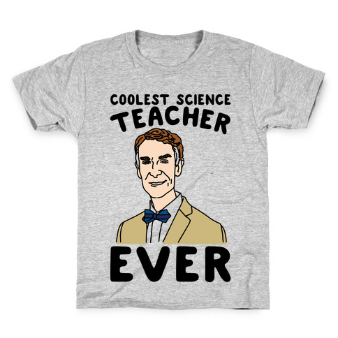 Coolest Science Teacher Ever Bill Nye Kids T-Shirt