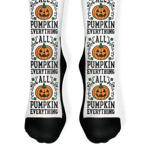 All Pumpkin Everything Sock