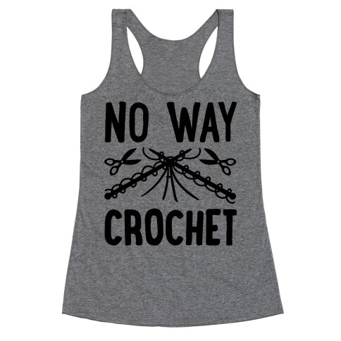 No Way Crochet Racerback Tank Top