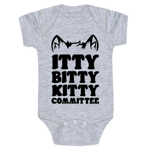 Itty Bitty Kitty Committee Baby One-Piece