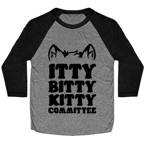 Itty Bitty Kitty Committee Baseball Tee