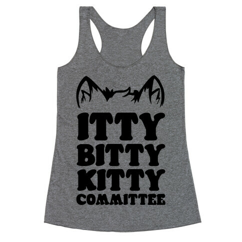 Itty Bitty Kitty Committee Racerback Tank Top