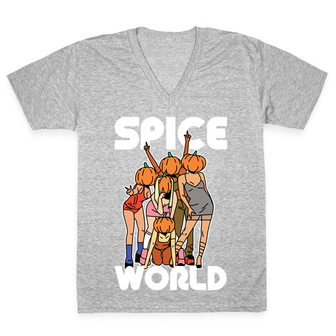 Spice World Pumpkin Spice V-Neck Tee Shirt