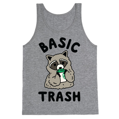 Basic Trash Coffee Raccoon Tank Top