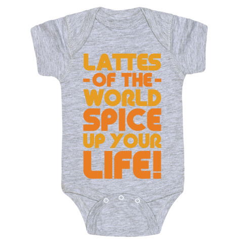 Lattes of the World Spice Up Your Life Baby One-Piece