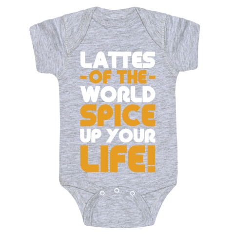 Lattes of the World Spice Up Your Life Baby One-Piece
