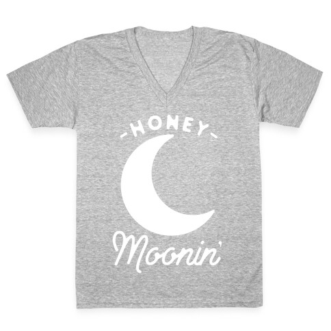 Honey Moonin' V-Neck Tee Shirt