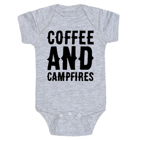 Coffee And Campfires Baby One-Piece