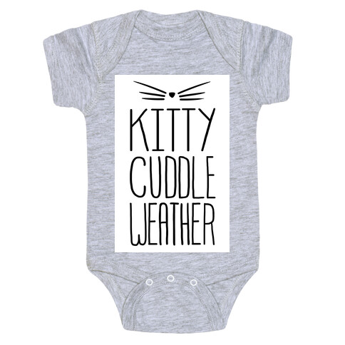 Kitty Cuddle Weather Baby One-Piece