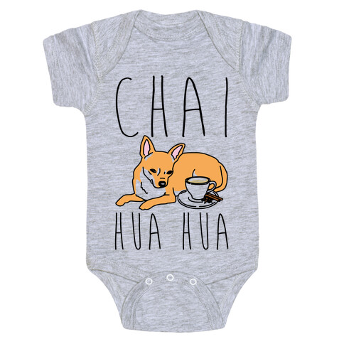 Chai Hua Hua Chihuahua Parody Baby One-Piece