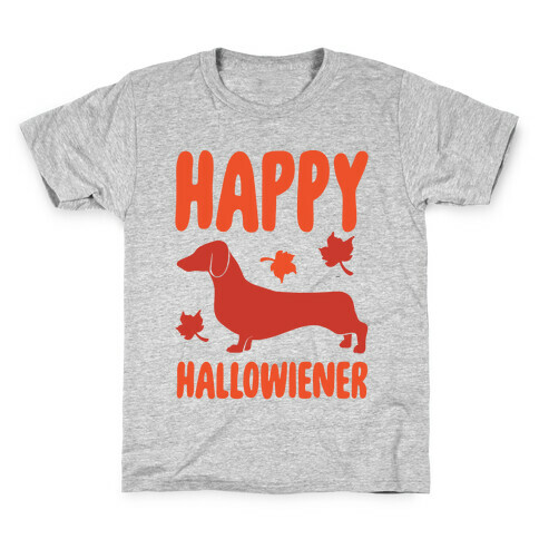 Happy Hallowiener Dachshund Parody  Kids T-Shirt