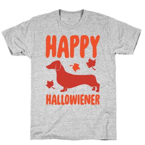 Happy Hallowiener Dachshund Parody  T-Shirt