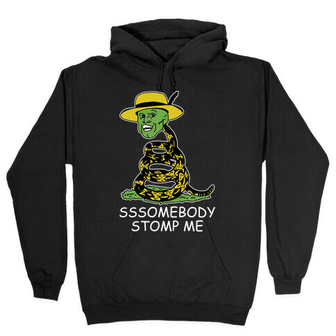 SSSomebody Stomp Me Mask Parody Hooded Sweatshirt