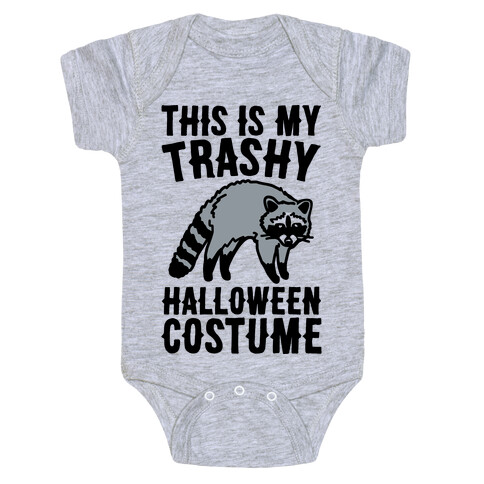 This Is My Trashy Halloween Costume Raccoon Baby One-Piece