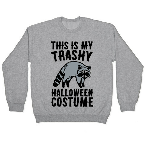 This Is My Trashy Halloween Costume Raccoon Pullover