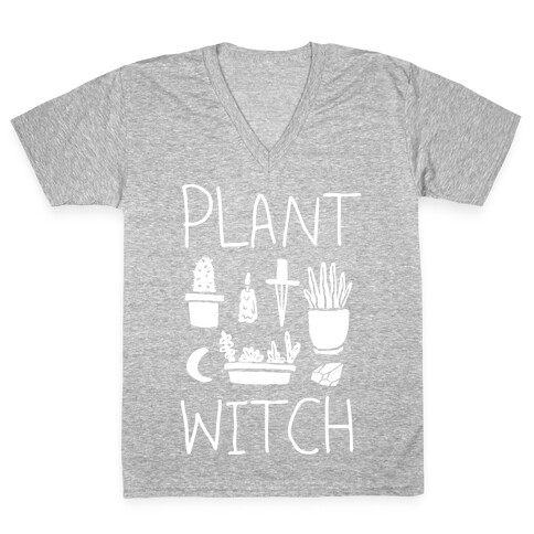Plant Witch V-Neck Tee Shirt