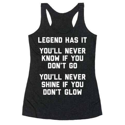 Legend Has It - All Star Parody Racerback Tank Top