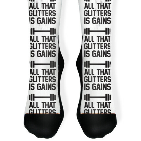 All That Glitters Is Gains Sock