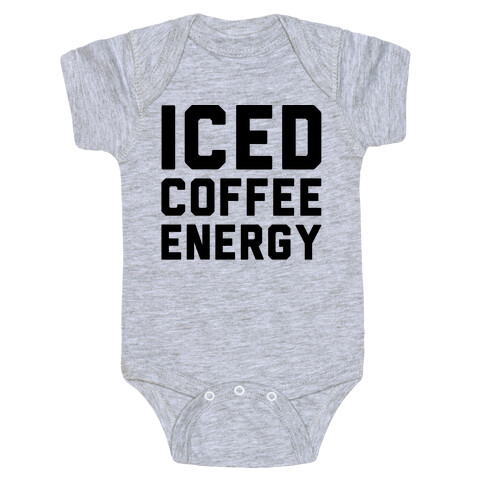 Iced Coffee Energy  Baby One-Piece