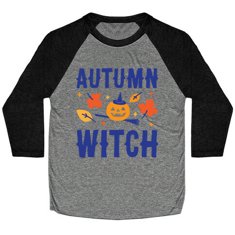 Autumn Witch Baseball Tee