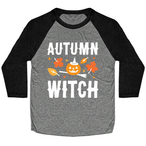 Autumn Witch Baseball Tee