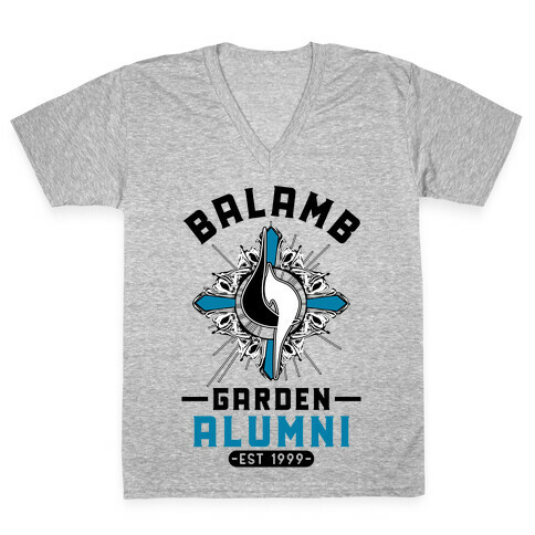Balamb Garden Alumni Final Fantasy Parody V-Neck Tee Shirt
