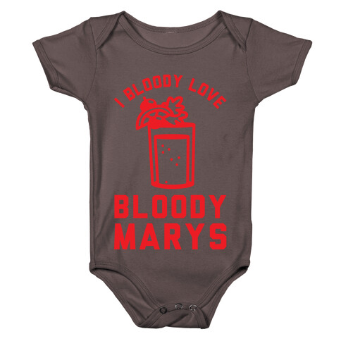 I Bloody Love Bloody Marys Baby One-Piece