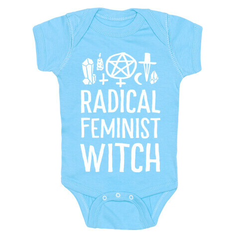 Radical Feminist Witch Baby One-Piece