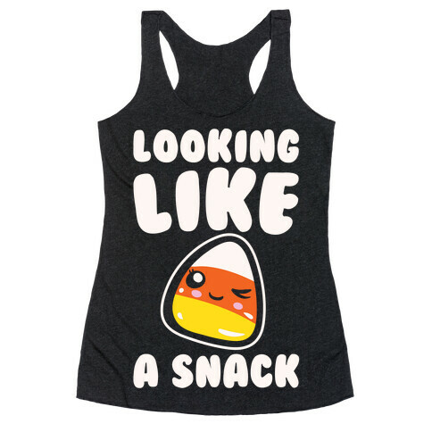 Looking Like A Snack Candy Corn  Racerback Tank Top