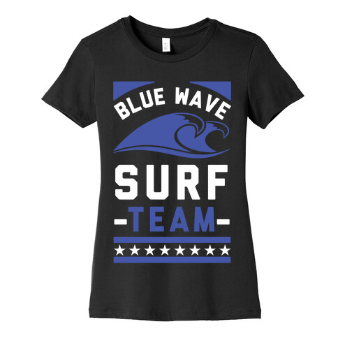 Blue Wave Surf Team Womens T-Shirt